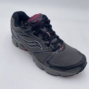 Saucony Grid Cohesion 5 Women's‎ Running Shoes Size 11 Gray Pink 15119-2 Cleaned